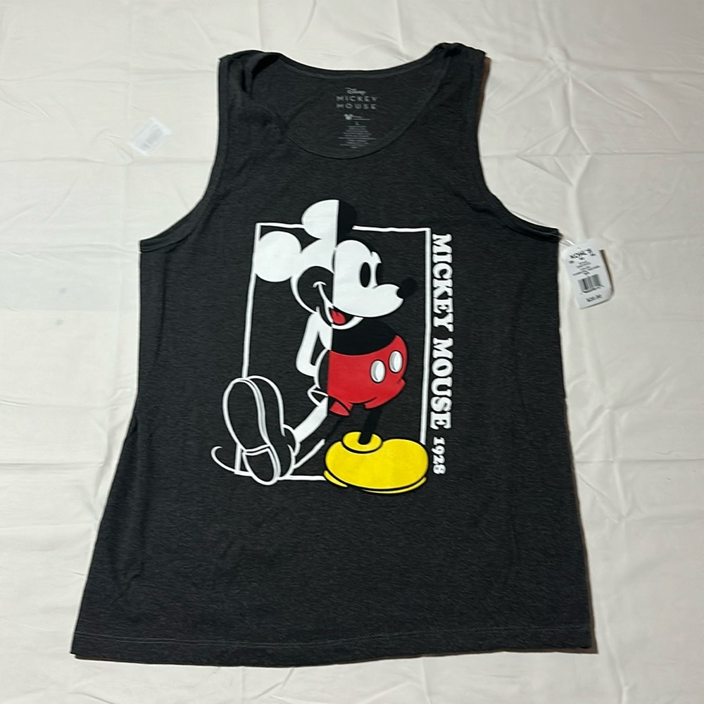 Micky Mouse Disney Charcoal Heather Tanktop